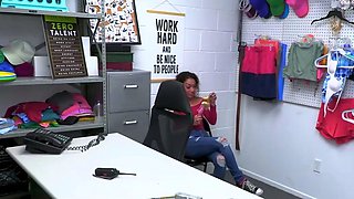 Busty youthful ebony gal gets rectal punishment