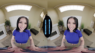 LETHAL HARDCORE VR - Your Secretary Seduces You With Her Big Natural Tits