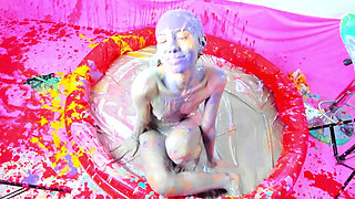 Martina's Nude Rainbow Slimes Wam