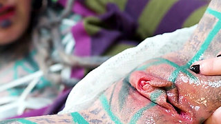 Extreme Anal Fisting Sessions for Tattooed Chick