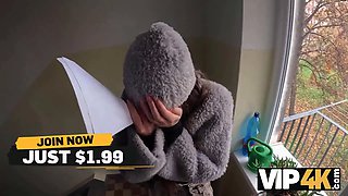 Vip4k. horny 18-year-old becomes a cumslut because of debt