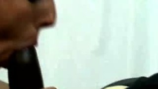 Brunette Slut Gives Blowjob To Big Cock Outdoors