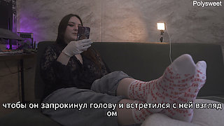 Porn Story - Girl in Latex Gloves Fucked a Guy with a Strap-on and Pussy