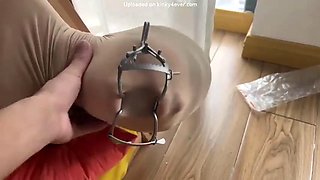 Fascia Gun Orgasm, Training and Playing, Stocking Wrapping: Hardcore, Fetish  Bondage Porn