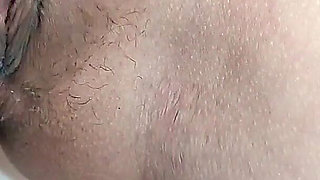 A Hot Brunette Pees in the Toilet
