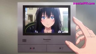 Innocent Brunette Teen's First Time: College Fuck Session [Hentai]