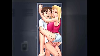 Pregnant anime, impregnation hentai, college