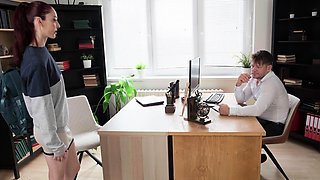 Dane Jones College girl Becky California fucks her teacher