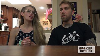 Petite blonda kyaa likes to get fucked by Bryan Gozzling