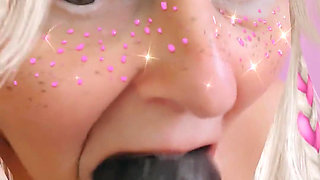 Peter Slappin This Whores Face Cum Shes Gonna Taste