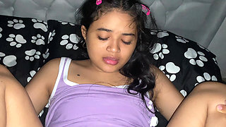 My Stepsister Realizes That I Masturbate Next to Her and I Can't Believe Her Reaction