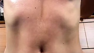 Sara Jean oiled up