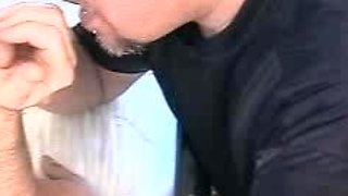 Amateur milf fucked hard in stockings