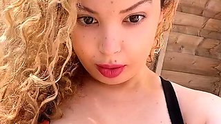 Big boobs milf masturbates with her dildo