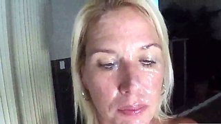 Amateur Milf's Facial Extravaganza