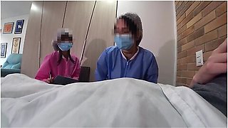 Two Nurses Decided To Try Out My New Dick In Practice