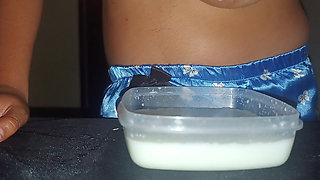 Emptying My Engorged Breasts: Satisfying Solo Hand Milking