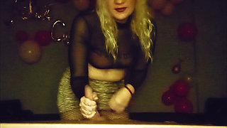 03 Hot Mature Woman Sucking in a Gloryhole Booth - Marian
