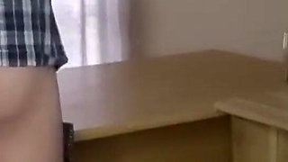 Boss Takes Advantage of Shy Secretary