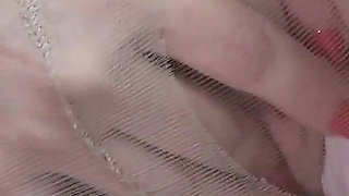 Blonde MILF Mary Wana From the Us Gets Overwhelmed by Lust and Rubs Her Shaven Pussy