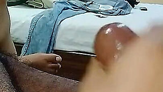 Oil Massage and Handjob by Friends Girlfriend