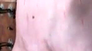 Humiliating mout tightening, wax play in bondage