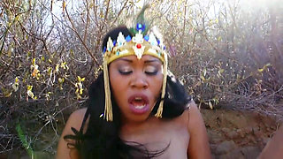 Sexy slave fucked hard by arabian master