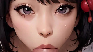 Japanese Bride Sucks Your Cock in Public Park on Wedding Day - Cherry Blossom POV 4K