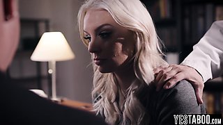 Doctor nail heavy-breasted mature in front of hubby