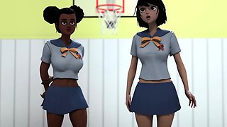 ADULT TIME - Big Titty Hentai Gym Teacher Shows The Class