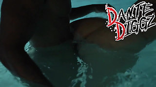 Latina BBC Freak Jenny Picante Goes to a Pool Party and Ends up Getting Double Teamed by 2 BBC