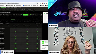 Live 50 Min Superbowl Sunday Mrflourish Podcast Stream with Co-host Taylor Vixxen