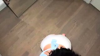 Hot amateur teen blowjob and facial HD video