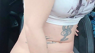 Melanie Dark Smoking Wetting Panties and Squirting in My Car