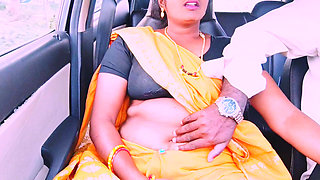 Villege maid car sex Telugu dirty talks.