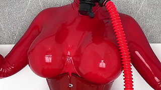 Red Sniff Dildo