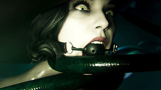 Lady Dimitrescu Loves BDSM Anal Sex Machine - Makes Her Cum - 3D Animation Resident Evil