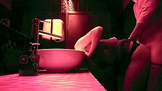 Rough Sex in the Club Bathroom with an 18-Year-Old Amateur