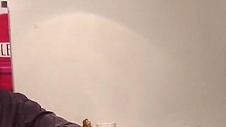 Sexy brunette slut fucks horny old white man