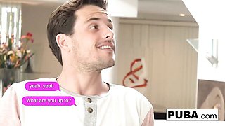 Beauteous Victoria's stepbrother video
