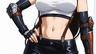 Anime and games girls dancing