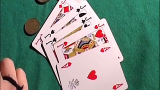 Red hair milf fucking on the power table...cum in mouth