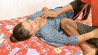 Indian Stepmom and Stepson Risky Outdoor Creampie - Desi Bhabhi Fuck on the Ground