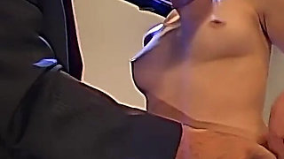 Nasty Slut Gets Face and Pussy Drenched by the Whole Crew