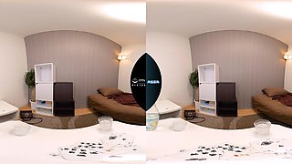Japanese delivers sensual POV in sleeping VR passion