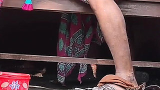 Bhabhi and Dewar Outdoor Bathroom Sex