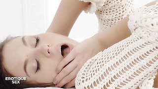 Lesbian Girls Sabrisse & Nancy a Take Turns Fingering Their Pussies - Erotique Sex