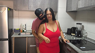 BBW MILF Stepmom Fuck Kitchen - Video for Fans