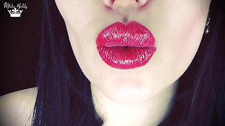 My red kisses make you cum on my face in clip! But this will never happen in real life sissy boy!