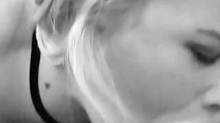 Canadian snow bunny struggles to handle black bull pounding